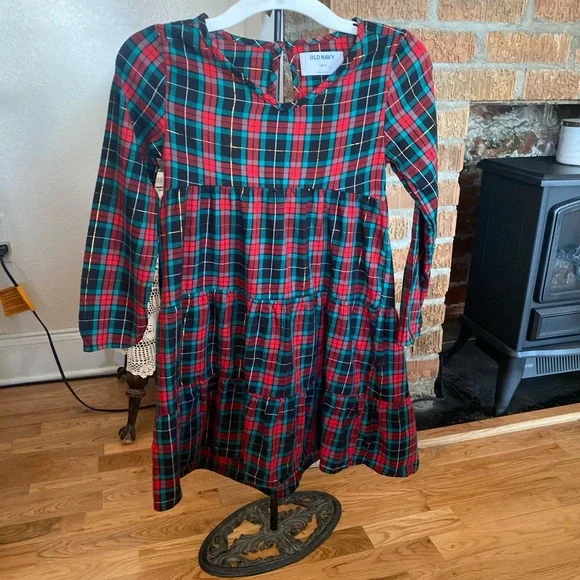Old Navy | Dresses | Old Navy Christmas Plaid Dress Size 67 | Poshmark